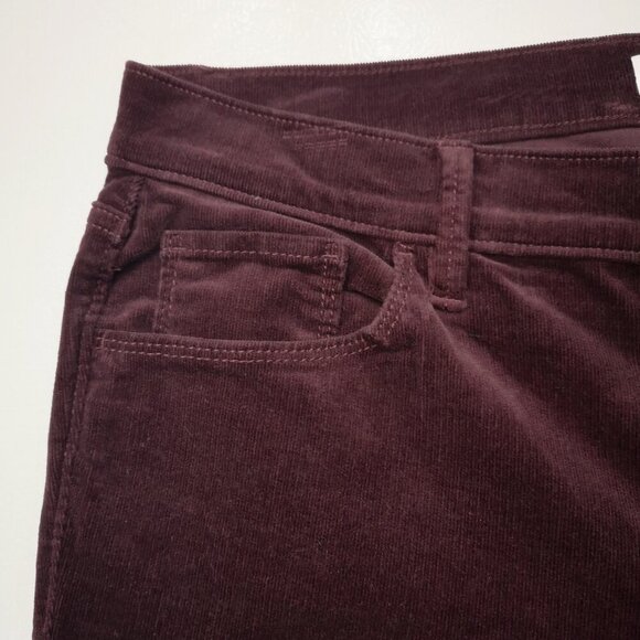 Ann Taylor Loft Ladies Size 31/12 Modern Skinny Purple Corduroy Pants - Picture 8 of 14